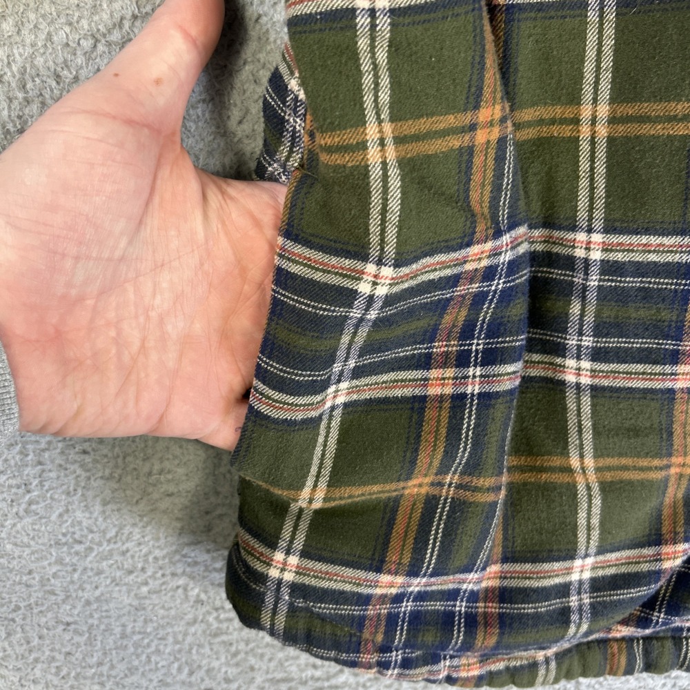 Field & Stream Green Plaid Military Jacket - Picture 4 of 10